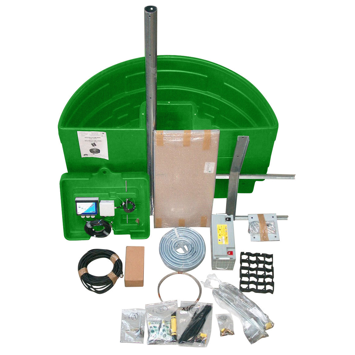 Abreuvoir à pompe solaire SOLAR-FLOW 900 L kit